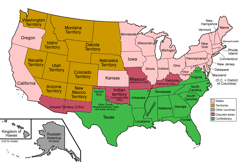USA - Karta
